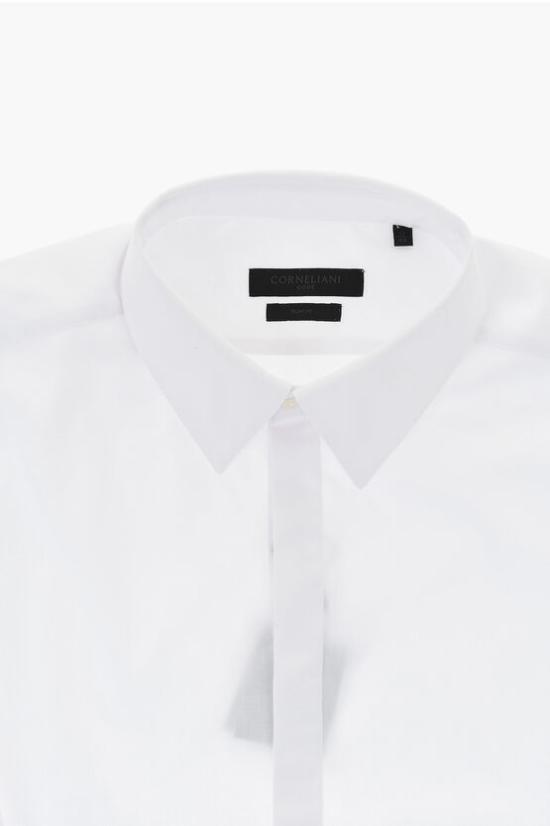  꼬르넬리아니 긴팔 셔츠 93P900 9391102 028 White - CORNELIANI