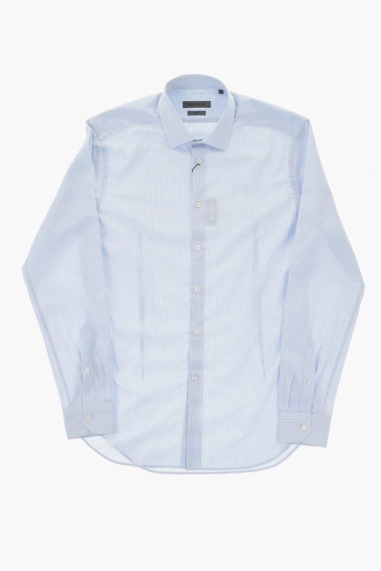  꼬르넬리아니 긴팔 셔츠 94P010 9411321 002 Blue - CORNELIANI