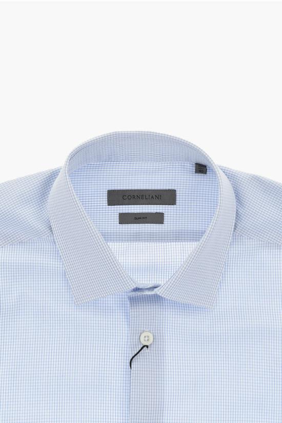  꼬르넬리아니 긴팔 셔츠 94P010 9411321 002 Blue - CORNELIANI