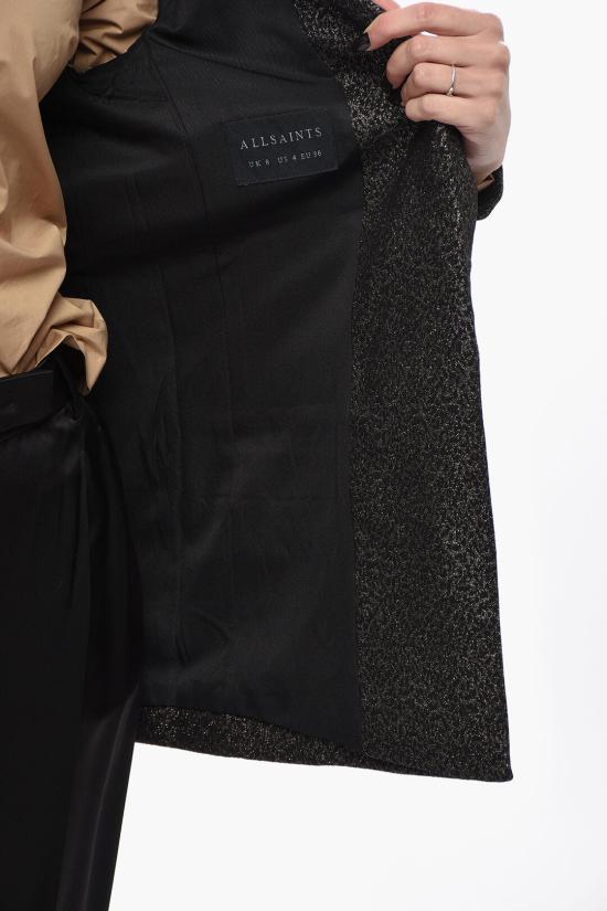  올세인츠 수트 자켓 ALEIDA W033QB BLACK GOLD Black - ALLSAINTS