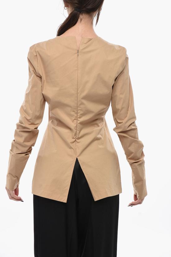  더 레이티스트 블라우스 TLW04000T0195ABTP T0170 Beige - THE LATEST