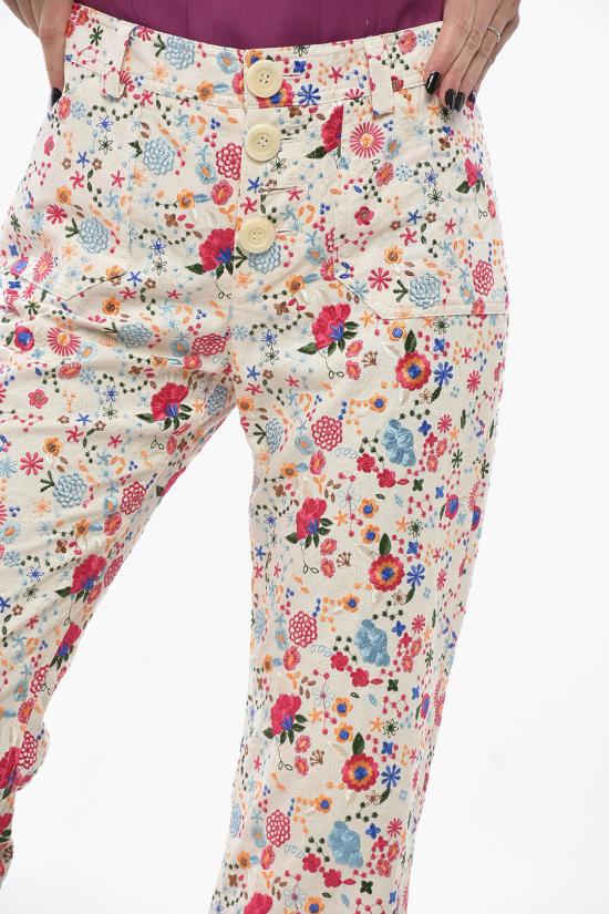  이네스 드 라 프레상쥬 스트레이트 팬츠 12P207CO970P116 Multicolor - INES DE LA FRESSANGE