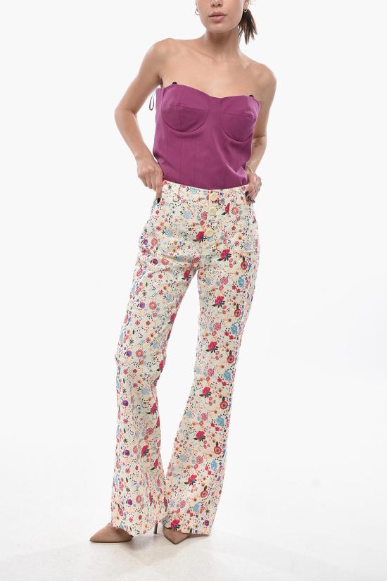  이네스 드 라 프레상쥬 스트레이트 팬츠 12P207CO970P116 Multicolor - INES DE LA FRESSANGE