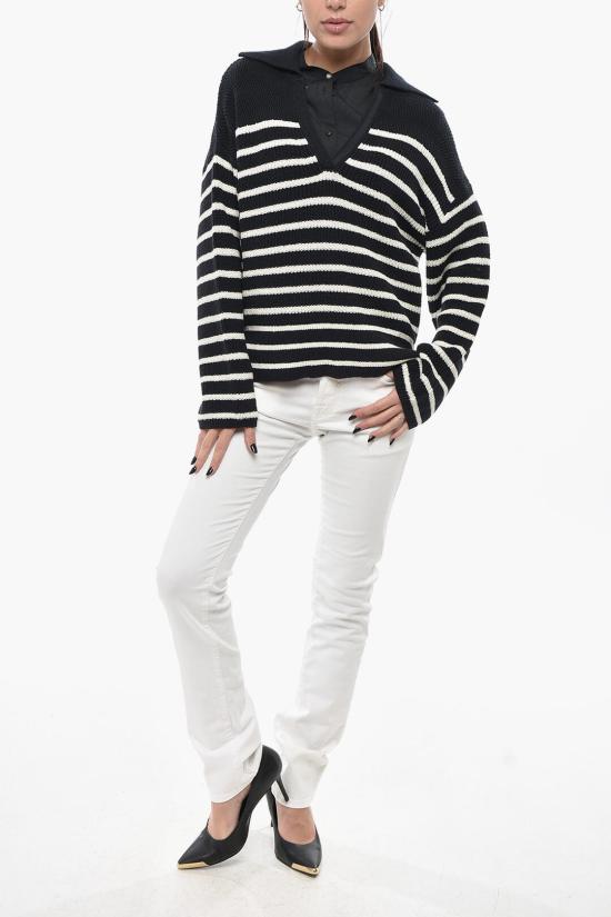  랙앤본 스웨터 WAS24P028SD28 BLACK Blue - RAG & BONE