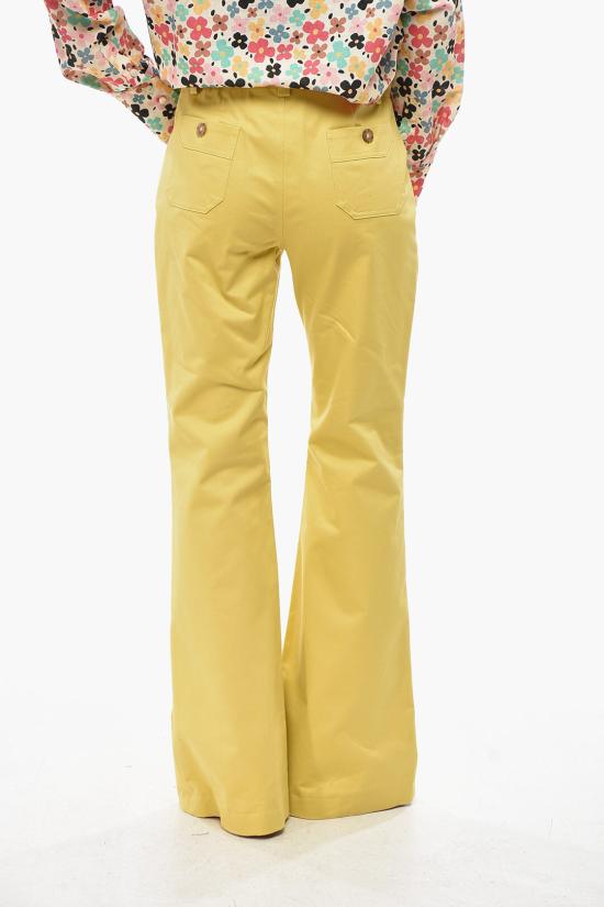  이네스 드 라 프레상쥬 스트레이트 팬츠 12P207CO977P440 Yellow - INES DE LA FRESSANGE