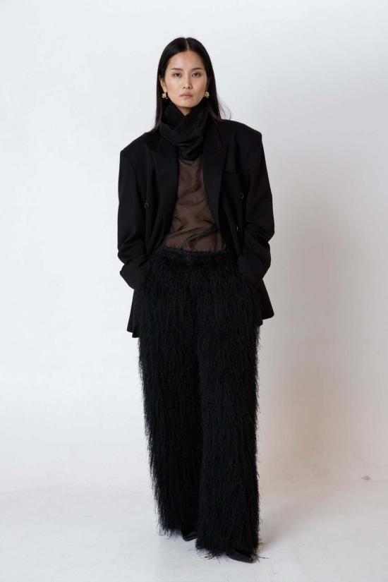  더 엔케이씨 스토어 블라우스 NKC 스토어 애슐리 메쉬 탑 - The NKC Store