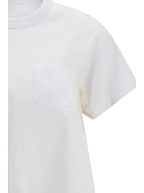 26SS 사카이 반팔 티셔츠 2608404 101 WHITE - SACAI