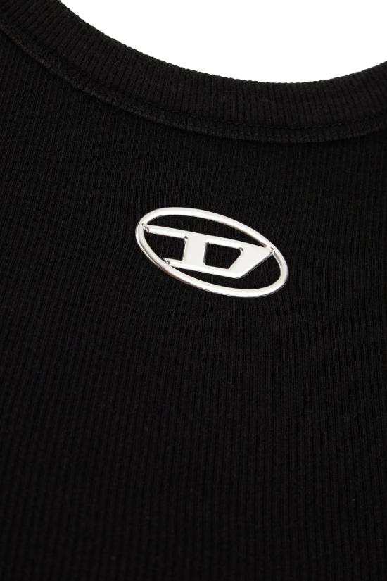 26SS 디젤 민소매 티셔츠 A199080JMBA 900 BLACK - DIESEL