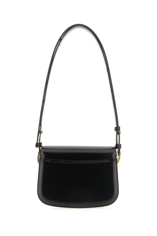 26SS 아미 스몰 하트 로고 글레이즈드 레더 파리 백 ULL717AL0139 001 NOIR - AMI