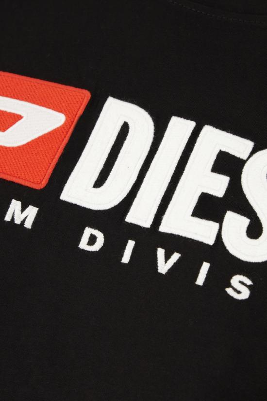 26SS 디젤 반팔 티셔츠 A149430GRAI 9XX BLACK - DIESEL