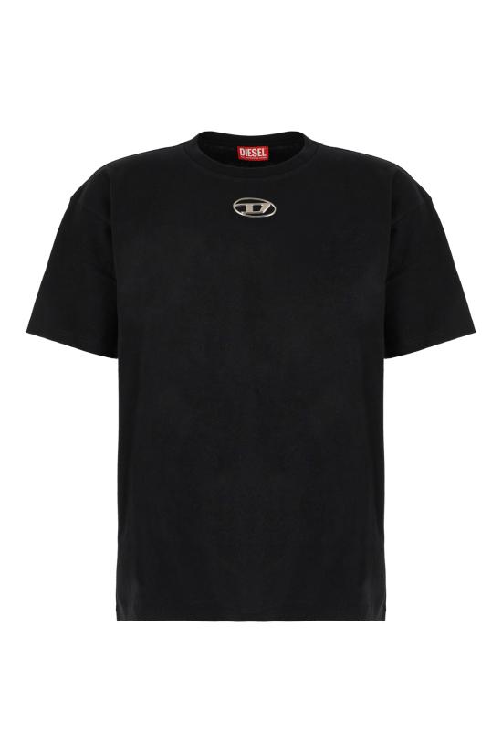 26SS 디젤 반팔 티셔츠 A202970JMBB 900 BLACK