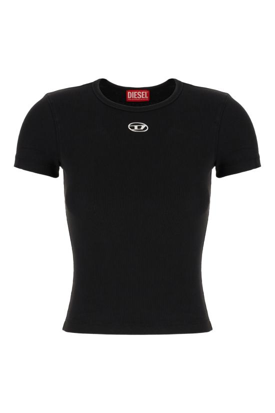 26SS 디젤 t-ele-long-od 반팔 티셔츠 A199100JMBA 900 BLACK