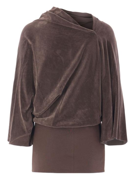 25FW 릭 오웬스 긴팔 티셔츠 RP02E4231 V78 BROWN - RICK OWENS