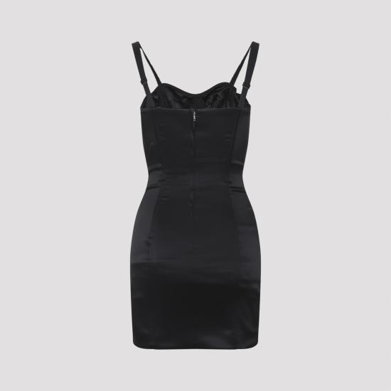 26SS 돌체앤가바나 숏 원피스 F6CLMT GDDJD N0000 NERO - DOLCE & GABBANA