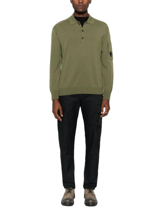 25FW 씨피 컴퍼니 스웨터 19CMKN038A 005528A652 GREEN - C.P. COMPANY