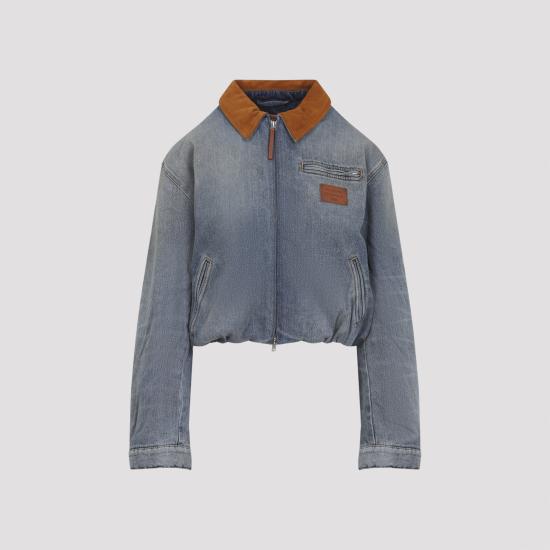 26SS 아크네 스튜디오 자켓 A90694 AUZ MID BLUE - ACNE STUDIOS