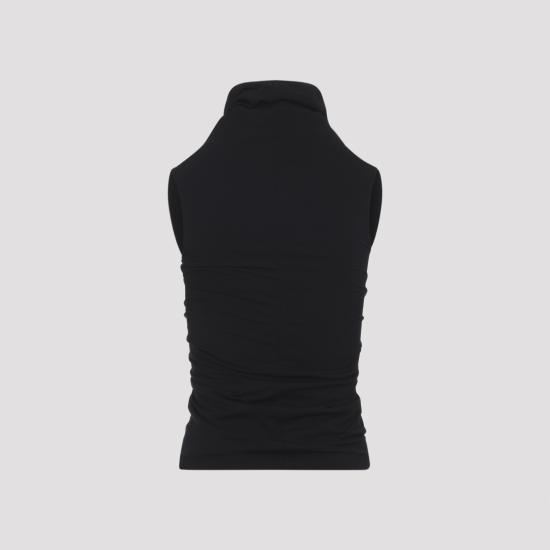 26SS 릭 오웬스 민소매 티셔츠 RP01F6223 JNDB 09 BLACK - RICK OWENS