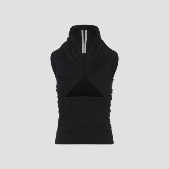 26SS 릭 오웬스 민소매 티셔츠 RP01F6223 JNDB 09 BLACK - RICK OWENS