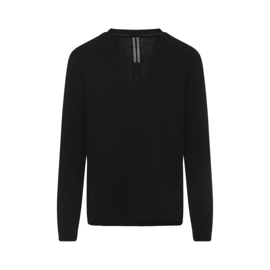 26SS 릭 오웬스 스웨터 RU01F2610 KBC 09 BLACK - RICK OWENS