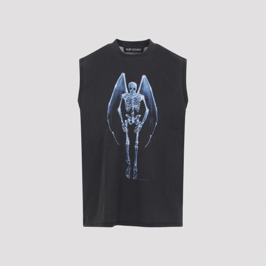 26SS 아워레가시 민소매 티셔츠 M2266BF FALLEN ANGEL PRINT - OUR LEGACY