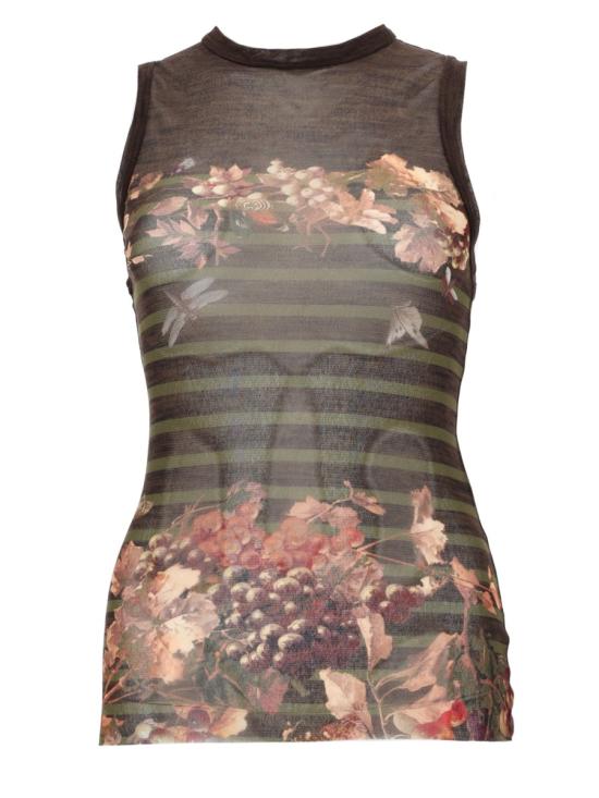 26SS 장 폴 고티에 민소매 티셔츠 TO418 M014P4190 MULTICOLOUR