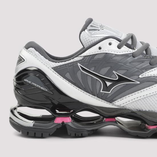 26SS 미즈노 스니커즈 D1GA3337 08 HARBOR MIST BLACK FUXIA PURPLE - MIZUNO