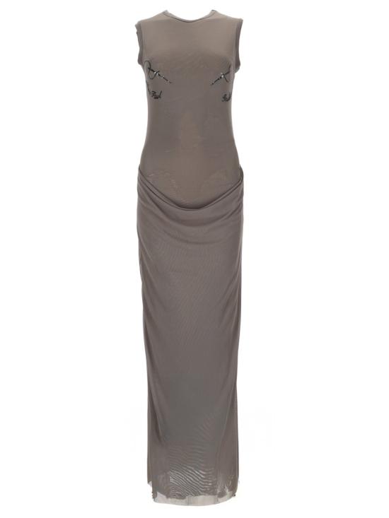 26SS 장 폴 고티에 롱 원피스 DR125 M01604 GREY