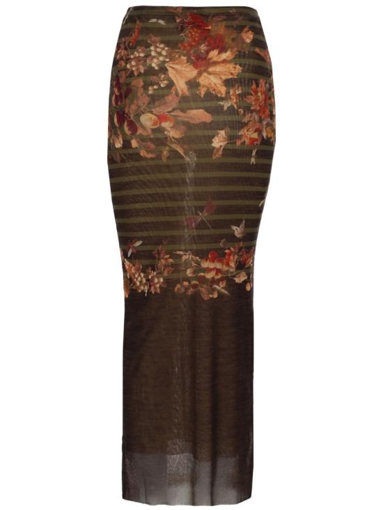 26SS 장 폴 고티에 롱 스커트 SK032 M014P4190 MULTICOLOUR - JEAN PAUL GAULTIER