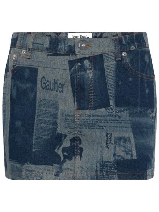 26SS 장 폴 고티에 데님 스커트 SK037 D0275568 DENIM