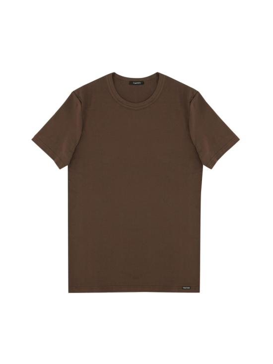 26SS 톰포드 반팔 티셔츠 T4M081040 206 BROWN - TOMFORD