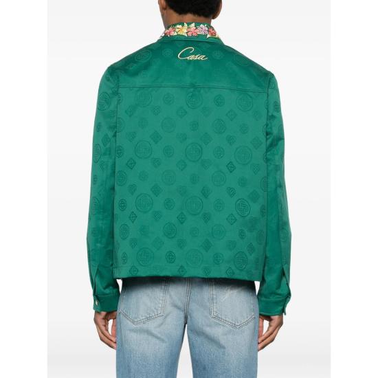 26SS 카사블랑카 자켓 SP26 JK 443 02 CASA GREEN - CASABLANCA