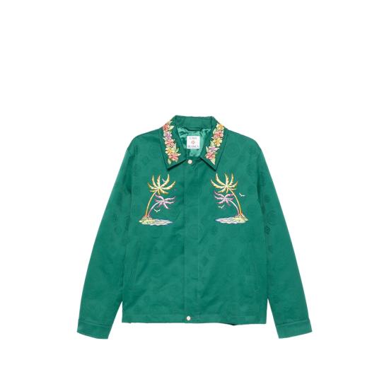 26SS 카사블랑카 자켓 SP26 JK 443 02 CASA GREEN