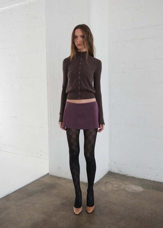  길 숏팬츠 겔 아리아 마이크로 미니 스코트 퍼플 - GEEL