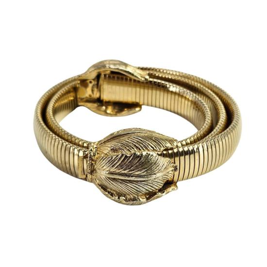  Madison Beverly Hills 벨트 매디슨 베벌리 힐스 빈티지 스네이크 체인 튤립  골드 - OTHER BRANDS