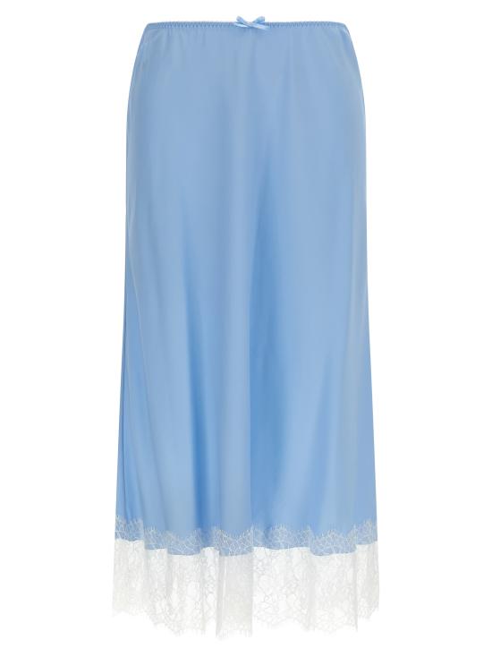 26SS 모스키노 미디 스커트 A012505450304 Light Blue