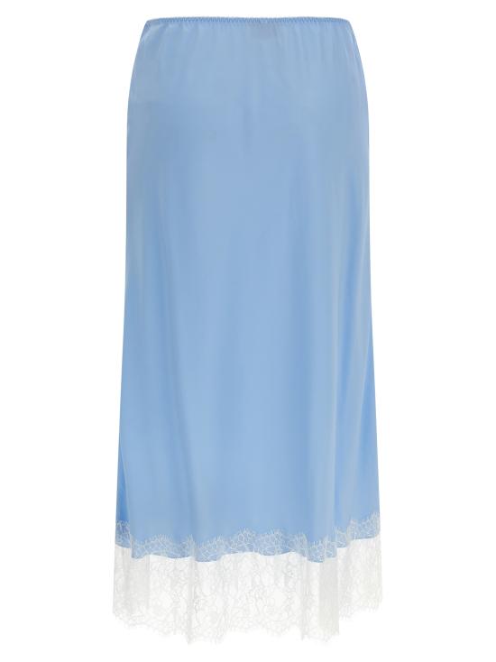 26SS 모스키노 미디 스커트 A012505450304 Light Blue - MOSCHINO