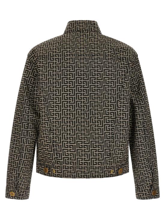 26SS 발망 데님 자켓 GH1TC331XL74GFE Black - BALMAIN