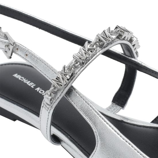 26SS 마이클 코어스 플랫 슈즈 40R6DIFP2M 040 Silver - MICHAEL KORS