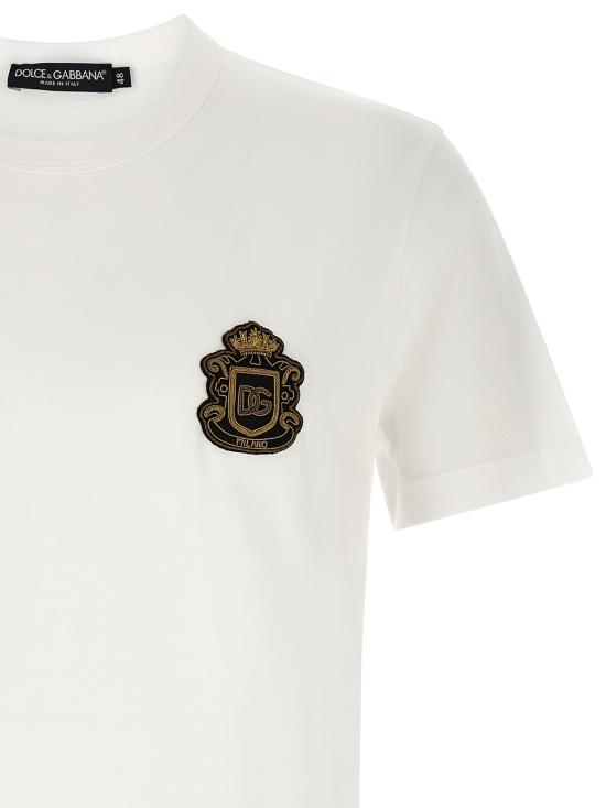 26SS 돌체앤가바나 탑 G8PT1ZG7PZUW0800 White - DOLCE & GABBANA