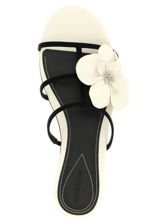26SS 짐머만 샌들 5506FC26A2MACA White Black - ZIMMERMANN
