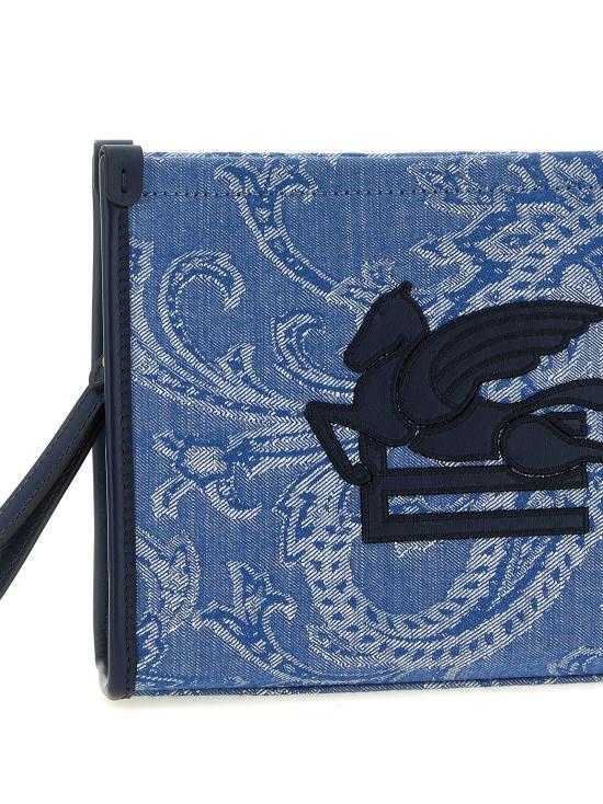 26SS 에트로 클러치/파우치 WP2C0007AQ364B0025 Light Blue - ETRO