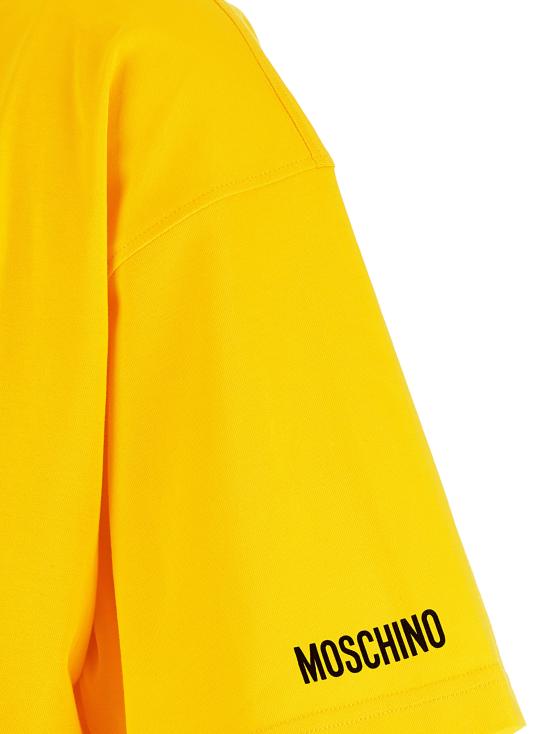 26SS 모스키노 반팔 티셔츠 A071705411027 Yellow - MOSCHINO