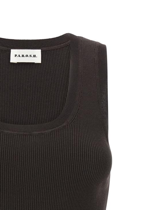 26SS 파로쉬 민소매 티셔츠 D500743CIPRIA26086 Brown - PAROSH