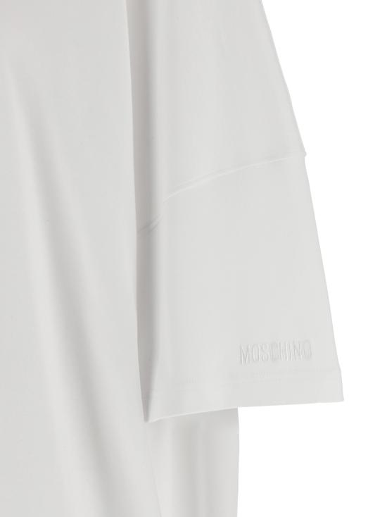 26SS 모스키노 숏 원피스 A043805421001 White - MOSCHINO