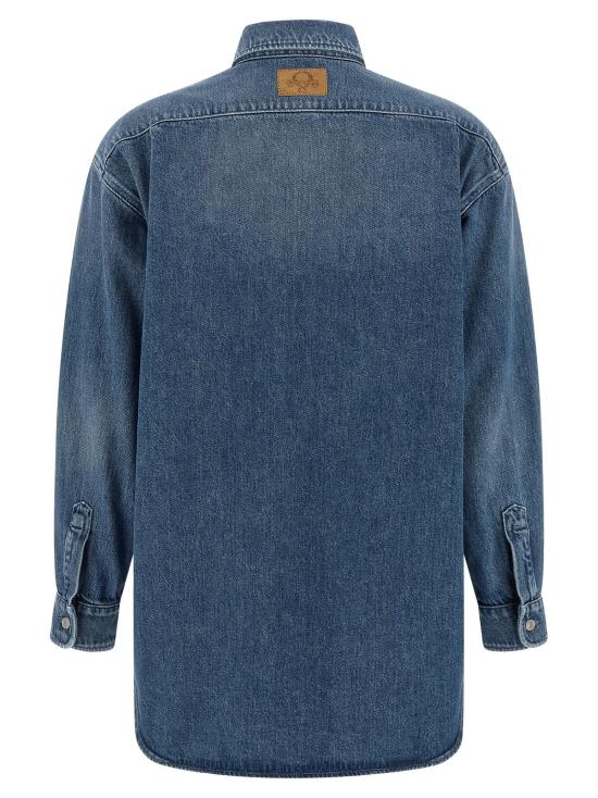 26SS 모스키노 블라우스 A020405390285 Blue - MOSCHINO