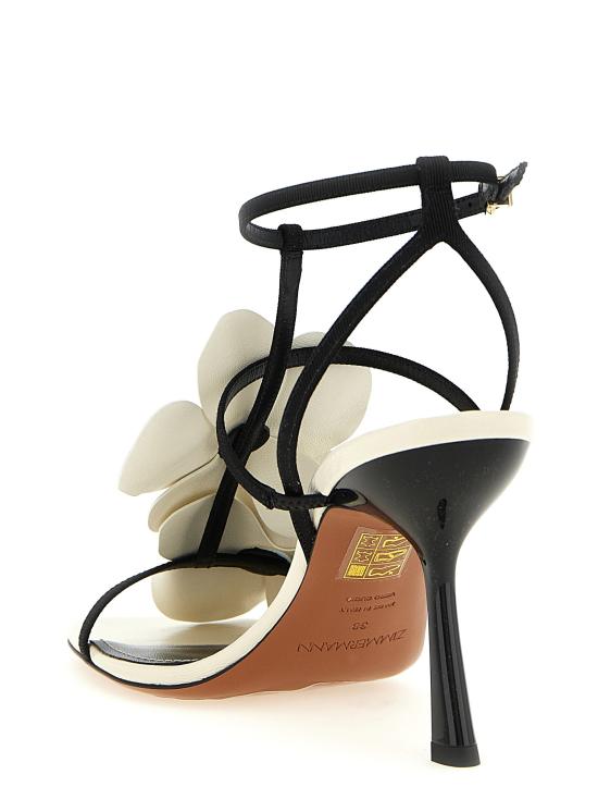 26SS 짐머만 샌들 5309FC26A2MACA White Black - ZIMMERMANN