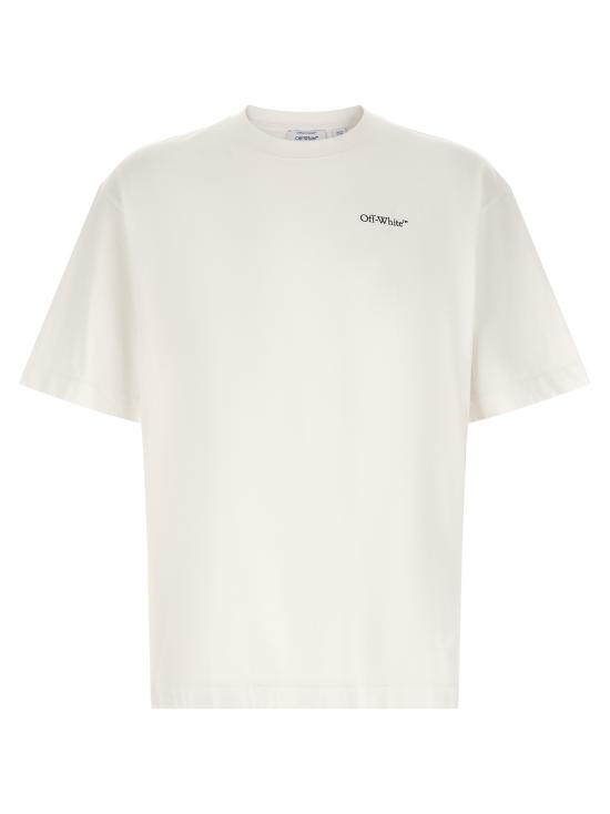 26SS 오프화이트 반팔 티셔츠 OMAA120S26JER00810001000 White Black