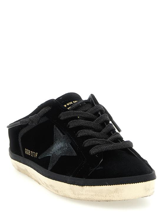 26SS 골든구스 플랫 슈즈 GWF00110F0078619010090100 Black - GOLDEN GOOSE