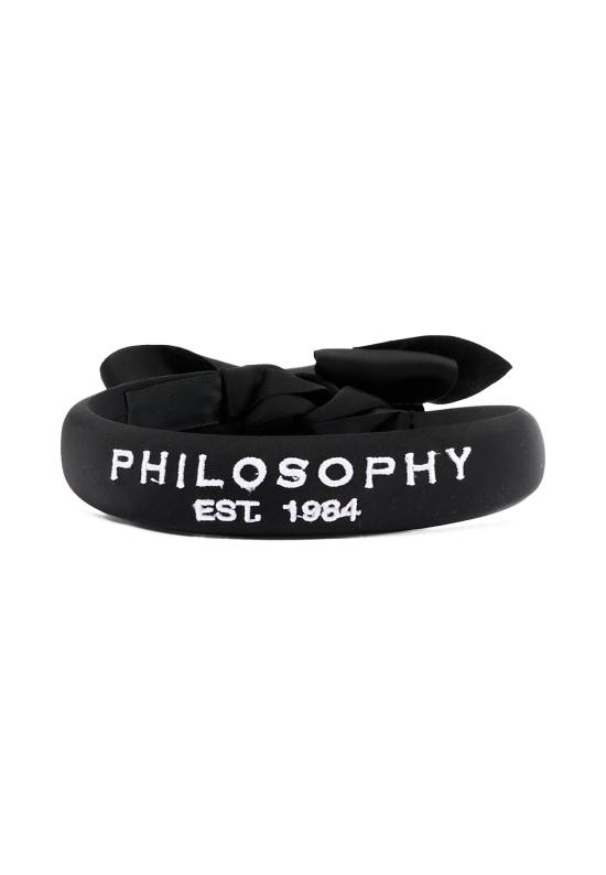 26SS [키즈] 필로소피 헤어 액세서리 I9G008 7780 0050 BLACK - PHILOSOPHY