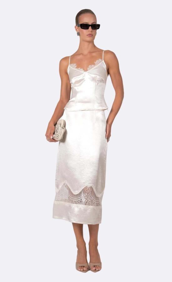  논살란트 레이블 캐미솔 무심한 라벨 마리엘  탑 리퀴드 샴페인